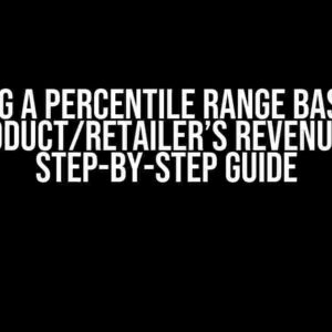 Assigning a Percentile Range based off a Product/Retailer’s Revenue: A Step-by-Step Guide