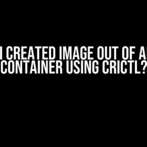 How do I Created Image out of an Exited Container using Crictl?